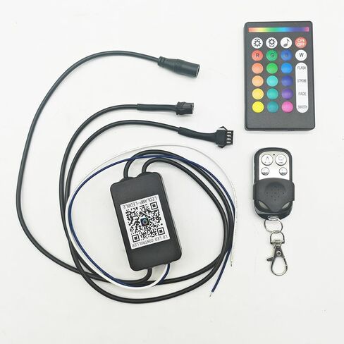 Replacement LED Controller for RGB LED Rock Lights with Brake Smart Energy-Saving Functions, 12V 4Pin Control Box with 5A Fuse for Underglow Lights Kit in Kuwait