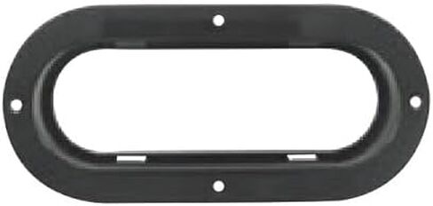 UBLights MTFL2238-1 - Oval Black ABS Flange, For 2" x 6" Oval Lights - 1EA in Saudi Arabia
