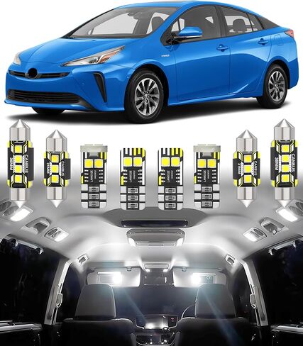 BMT xms Car Interior LED Light Replacement for TOYOTA Prius V Prime Plug in 2010-2022,6000K Super Bright Interior Light Bulbs Package, 10pcs in Saudi Arabia