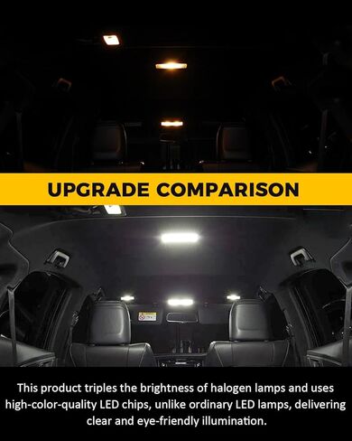 BMT xms Car Interior LED Light Replacement for TOYOTA Prius V Prime Plug in 2010-2022,6000K Super Bright Interior Light Bulbs Package, 10pcs in Saudi Arabia