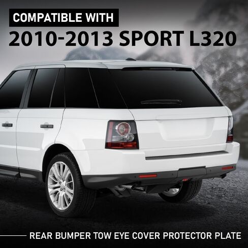 G-PLUS Rear Bumper Tow Eye Cover Protector Plates Compatible with Range Rover Sport 2010-2013 in Saudi Arabia