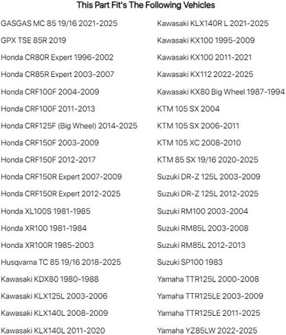TUSK Heavy Duty 2mm Motorcycle Tube 90/100x16 for Honda CRF125F (Big Wheel) 2014-2025 in Saudi Arabia