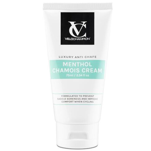VeloChampion Luxury Chamois Cream for Cyclists, Runners and more | Vegan Anti-Chafing Cream for Men and Women | Reduces Saddle Sores and Friction (2.5 Fl Oz) in Kuwait
