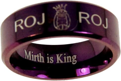 T110 Jester Ring ROJ Mirth is King R.O.J. Billiken Royal Order of Jesters R O J Biliken Book of the Play (9) in Kuwait