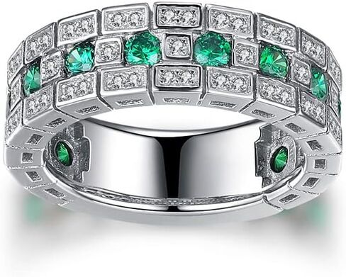 1pc Retro Full Zircon Wide Ring Unisex Ring for Daily Wear Parties and Personalized Gifts Stylish Jewelry for Men and Women Accessory 2024 in Saudi Arabia
