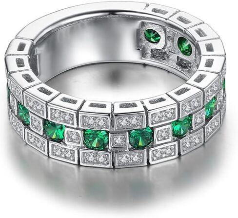 1pc Retro Full Zircon Wide Ring Unisex Ring for Daily Wear Parties and Personalized Gifts Stylish Jewelry for Men and Women Accessory 2024 in Saudi Arabia
