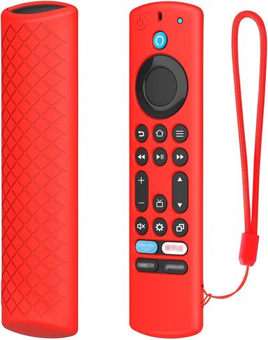 Remote Case for 2023 Fire TV Stick 4K Max 2nd/Fir TV Omni Series/FireTV 4-Series Remote,Toshiba/Insignia FirTV/Hisense TCL TVS Silicone Protection Cover (Black) in Saudi Arabia