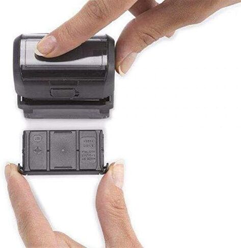 Delivered & Date JYPtech-4915 Self Inking Rubber Stamp Red Ink in Kuwait