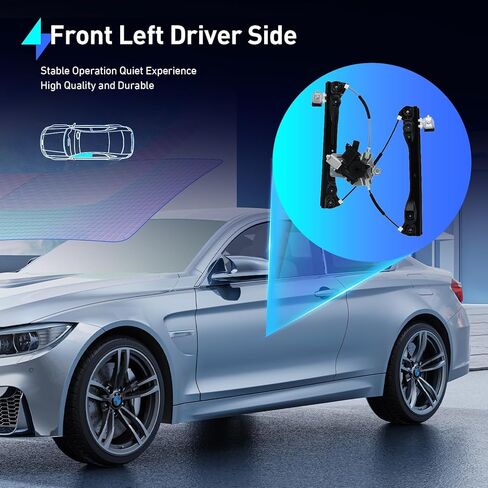 Betthand 748-974 Front Driver Side Power Window Regulator with Motor for Chevy Cruze 2010-2015, Chevrolet Chevy Cruze Limited 2016, 7-Pin, 75226747, 95174196 in Kuwait