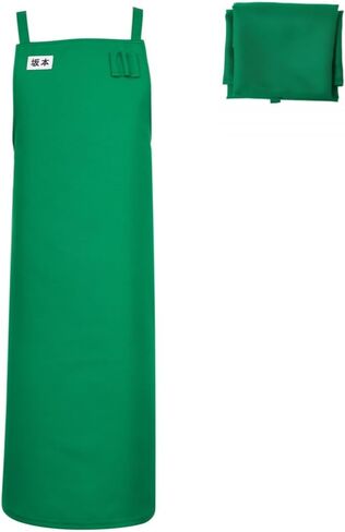 مريلة تارو ساكاموتو للرجال أزياء تنكرية للبالغين هيتمان ساكاموتو رداء أخضر ملابس المطبخ بدلة الهالوين للرجال in Kuwait