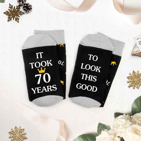 70th Birthday Gifts for Men,Dad Mens Best Friend Brother Boyfriend Grandpa Husband Father Happy 70th Birthday Gifts for Him Male Friendship from Daughter Son Wife Girlfriend,Funny Novelty Socks in Kuwait