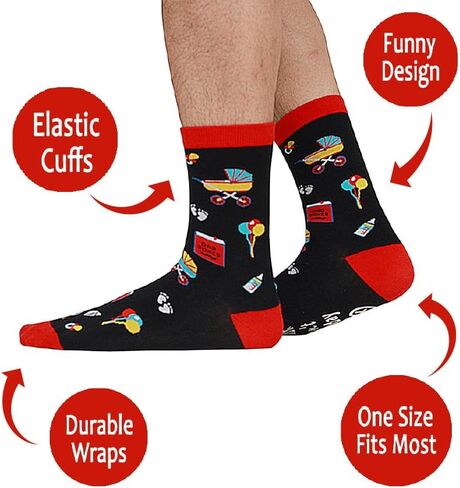 TITTOK أبي ليكون هدايا الجوارب لأول مرة هدية عيد الأب للأب الجديد للأب الجديد قريبًا سيصبح هدايا للأب in Kuwait