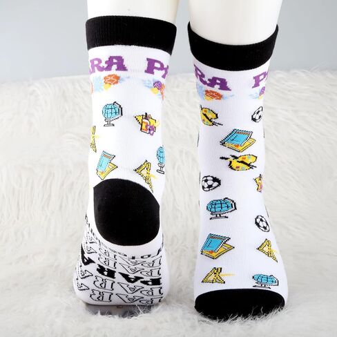 MBMSO Para Gifts 2 Pairs Paraprofessional Socks Paraprofessional Appreciation Gifts Para Novelty Socks Paraeducators Gifts in Saudi Arabia
