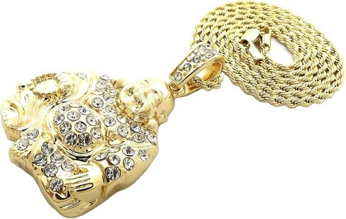 Fashion 21 Religion Buddha Pendant 24" Various Chain Necklace in Gold, Silver Tone in Kuwait