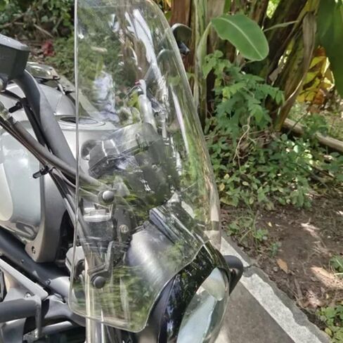 Motorcycle Windshield Front Fairing for KA-WA-SA-KI Vulcan S 650/ VN650 EN650 2015 2016 2017 2018 2019 2020 2021 2022 2023 2024 2025 2026 Double Bubble Windscreen Wind Deflector (Clear) in Kuwait