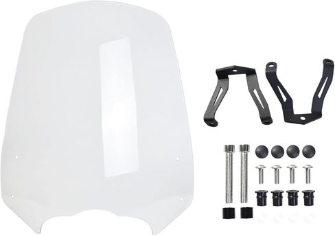 Motorcycle Windshield Front Fairing for KA-WA-SA-KI Vulcan S 650/ VN650 EN650 2015 2016 2017 2018 2019 2020 2021 2022 2023 2024 2025 2026 Double Bubble Windscreen Wind Deflector (Clear) in Kuwait