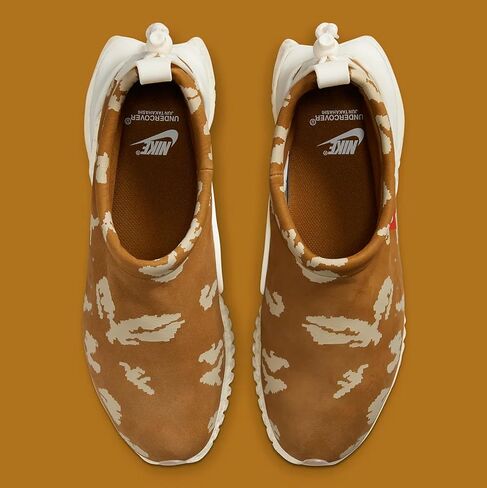 Nike Moc Flow SP Undercover Ale Brown Sneakers Sahoes DV5593 200 (ALE Brown/University RED-White, US Footwear Size System, Adult, Men, Numeric, Medium, 10) in Saudi Arabia