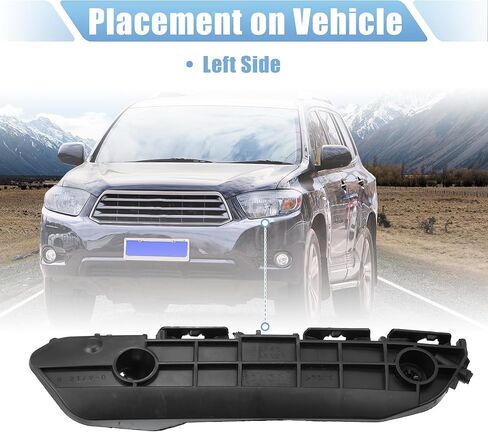 X AUTOHAUX غطاء المصد الأمامي الأيسر رقم 521460E030/5214648020 لتويوتا هايلاندر 2008-2010 in Saudi Arabia