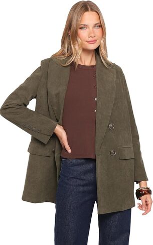 Petal & Pup Women's Madi Corduroy Blazer in Saudi Arabia