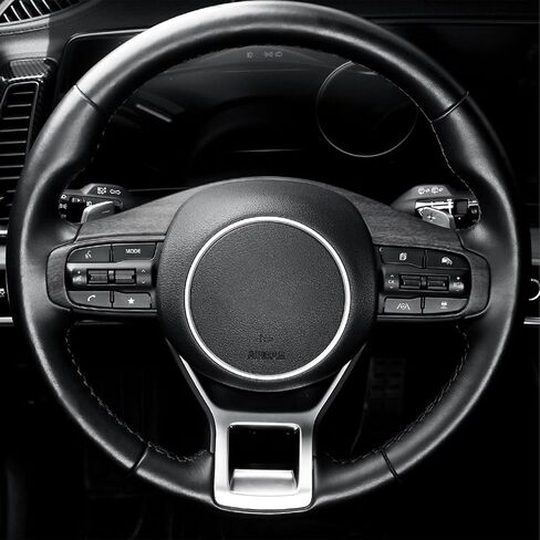Steering Wheel Button Frame Cover Compatible with Kia Sportage 2023-2026 K5 Accessories (Red) in Saudi Arabia