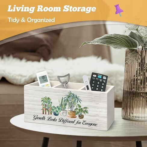 منظم حامل أقلام ملهم للصحة العقلية لملحقات المكتب، يبدو النمو مختلفًا للجميع، صندوق خشبي تحفيزي لتزيين المكتب لمستشار العلاج in Kuwait