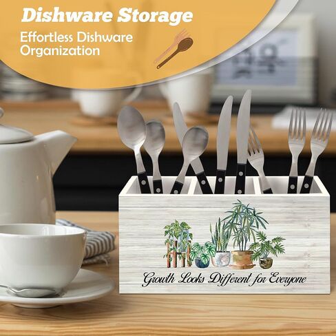 منظم حامل أقلام ملهم للصحة العقلية لملحقات المكتب، يبدو النمو مختلفًا للجميع، صندوق خشبي تحفيزي لتزيين المكتب لمستشار العلاج in Kuwait