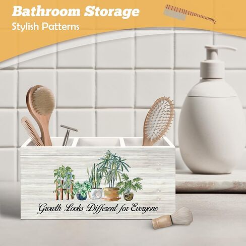 منظم حامل أقلام ملهم للصحة العقلية لملحقات المكتب، يبدو النمو مختلفًا للجميع، صندوق خشبي تحفيزي لتزيين المكتب لمستشار العلاج in Kuwait