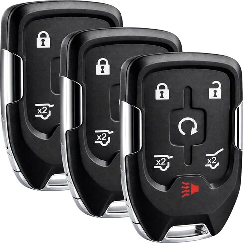 Smart Key Fob Keyless Entry Remote fits 2015-2020 Chevy Suburban/Tahoe/GMC Yukon + Yukon XL (HYQ1AA, 13580802), Set of 2 in Saudi Arabia