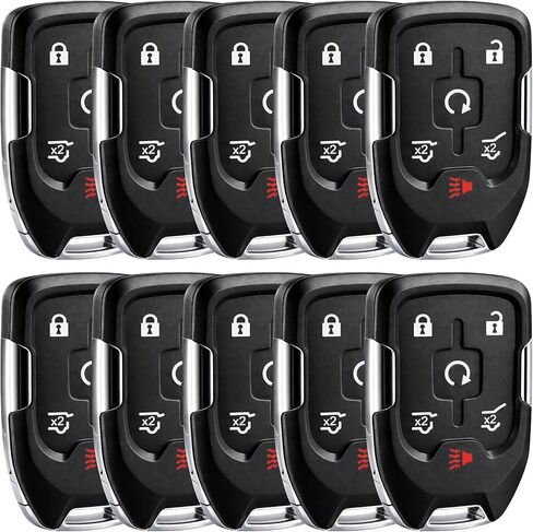 Smart Key Fob Keyless Entry Remote fits 2015-2020 Chevy Suburban/Tahoe/GMC Yukon + Yukon XL (HYQ1AA, 13580802), Set of 2 in Saudi Arabia