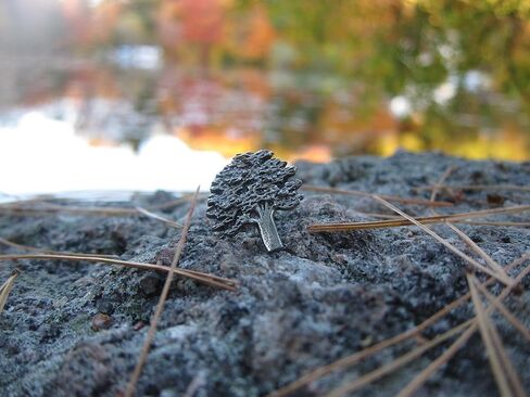 Jim Clift Design Oak Tree Lapel Pin in Kuwait