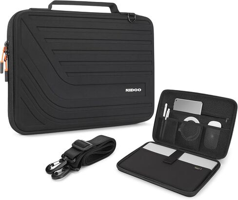 NIDOO 13.3 inch Laptop Sleeve Carrying Case 14 inch Computer Bag Shockproof Hard Shell Protective Cover Handle for 13 inch MacBook Air Pro/13.5" Surface Laptop 6/14" ThinkPad E14 Gen 6/ Dell HP Asus in Kuwait