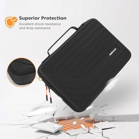 NIDOO 13.3 inch Laptop Sleeve Carrying Case 14 inch Computer Bag Shockproof Hard Shell Protective Cover Handle for 13 inch MacBook Air Pro/13.5" Surface Laptop 6/14" ThinkPad E14 Gen 6/ Dell HP Asus in Kuwait