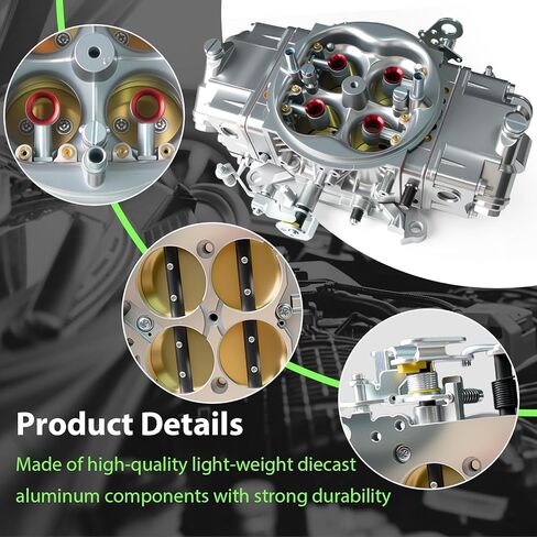 مكربن ​​0-82751SA لهولي 750 CFM من الألومنيوم HP مكربن ​​ميكانيكي ثانوي مزدوج المضخة in Saudi Arabia