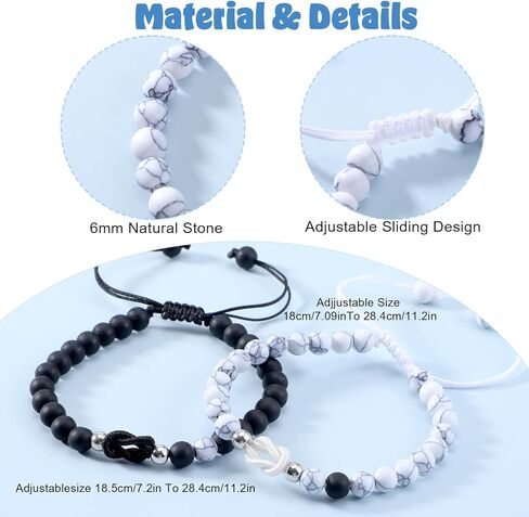 Matching Bracelets for Couples, Pinky Promise Love Cross Knot Bracelet, Always and Forever Long Distance Relationship Gifts, Valentines Anniversary Christmas Gifts for Girlfriend Boyfriend in Saudi Arabia