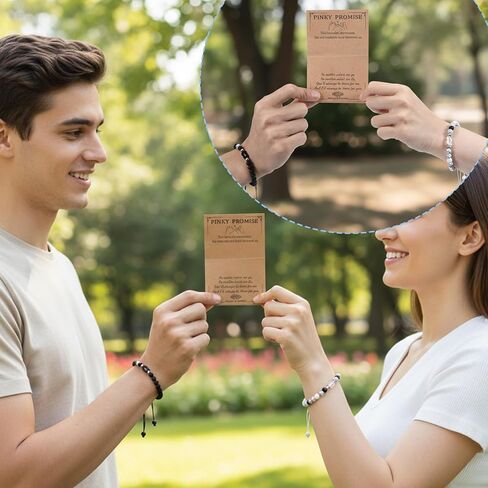 Matching Bracelets for Couples, Pinky Promise Love Cross Knot Bracelet, Always and Forever Long Distance Relationship Gifts, Valentines Anniversary Christmas Gifts for Girlfriend Boyfriend in Saudi Arabia