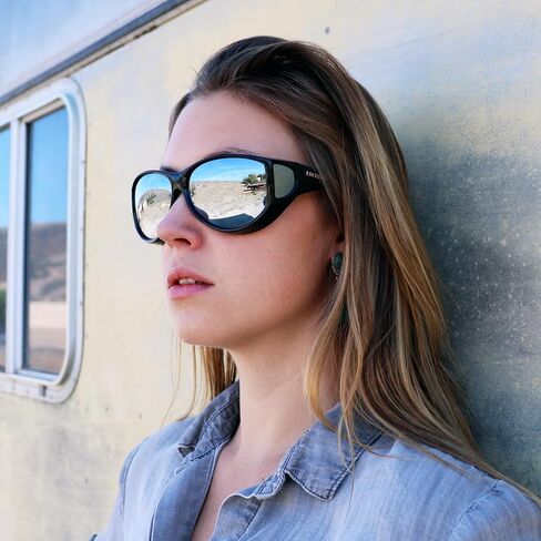 Cocoons Slip Stream (LX) Onyx Polarized Silver Mirror in Kuwait