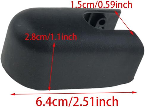 Car Rear Windshield Wiper Arm Cover for Kia for Sedona/VQ 2006 2007 2008 2009 2010 2011 2012 2013 98812-4D000 988124D000 distintivo in Saudi Arabia