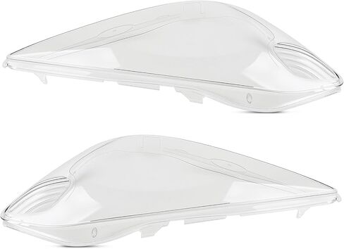 AUTOKAY Pair Clear Car Headlight Lens Cover Fits for Honda Fit Hatchback 2009-2010 in Kuwait