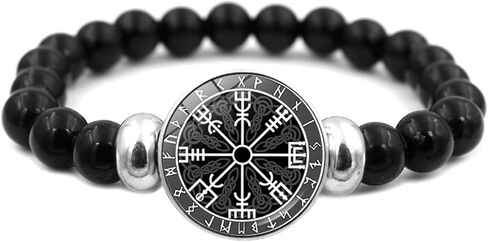 Viking Compass Bracelet for Men Norse Viking Protect Bracelet Norse Jewelry for Women in Kuwait