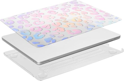 MOSISO Compatible with MacBook Pro 14 inch Case 2025 2024 2023 2022 2021 M5 M4 M3 M2 M1 A3434 A3112 A3185 A3401 A2918 A2992 A2779 A2442, Plastic Hard Shell Cover&Keyboard Cover, Colorful Leopard Grain in Saudi Arabia