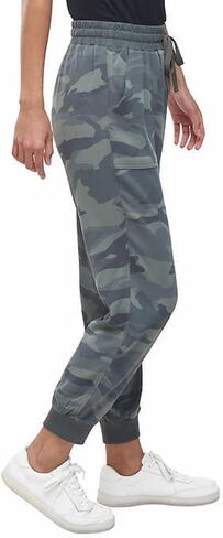 Splendid Ladies' Knit Jogger Casual Pants (Medium, Camo) in Saudi Arabia