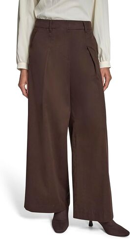 BCBG Women's High-Waisted Wide Leg Trouser Pant in Kuwait