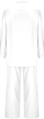 bmkBWO Linen Sets for Women 2 Piece,Button Down Plus Size Summer Shirts Wide Leg Linen Pants Lounge Outfits Clothes 2026 in Saudi Arabia