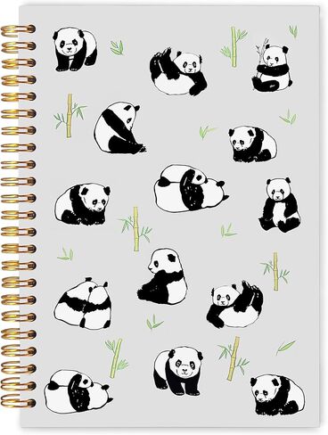 Cute Panda Notebook Journal 5.5x8.3, Panda Lover Gifts Journal, Wild Animal Lovers Gifts Notebooks for Note Taking, Adorable Animal Notebook Journaling Spiral in Kuwait