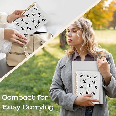 Cute Panda Notebook Journal 5.5x8.3, Panda Lover Gifts Journal, Wild Animal Lovers Gifts Notebooks for Note Taking, Adorable Animal Notebook Journaling Spiral in Kuwait