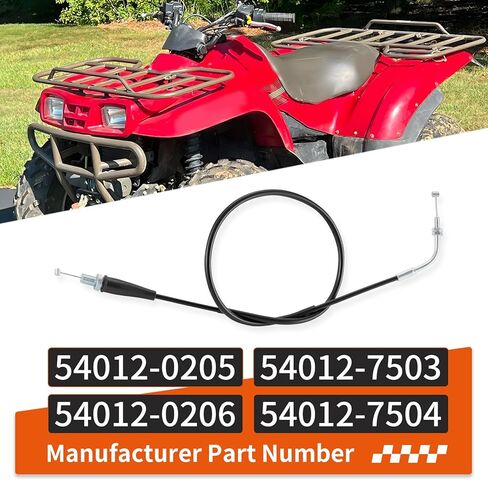 Throttle Cable For Kawasaki Prairie 360 2x4 4x4 KVF360 2003-2013 54012-0205 54012-7504 in Saudi Arabia