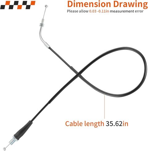 Throttle Cable For Kawasaki Prairie 360 2x4 4x4 KVF360 2003-2013 54012-0205 54012-7504 in Saudi Arabia