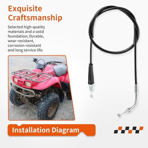 Throttle Cable For Kawasaki Prairie 360 2x4 4x4 KVF360 2003-2013 54012-0205 54012-7504 in Saudi Arabia