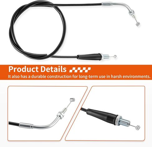Throttle Cable For Kawasaki Prairie 360 2x4 4x4 KVF360 2003-2013 54012-0205 54012-7504 in Saudi Arabia