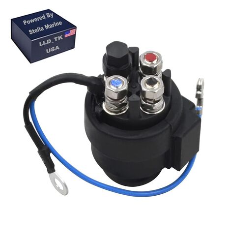 Power Tilt Trim Relay Solenoid for Suzuki Outboard DF40 DF50 DF60 DF65 DF70 DF75 DF85 DF90 DF100 DF115 DF140 38410-94550, 38410-94551, 38410-94552 in Kuwait